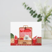 Laten we lunchen briefkaart (Staand voorkant)