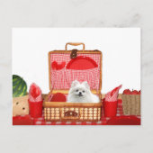 Laten we lunchen briefkaart (Voorkant)