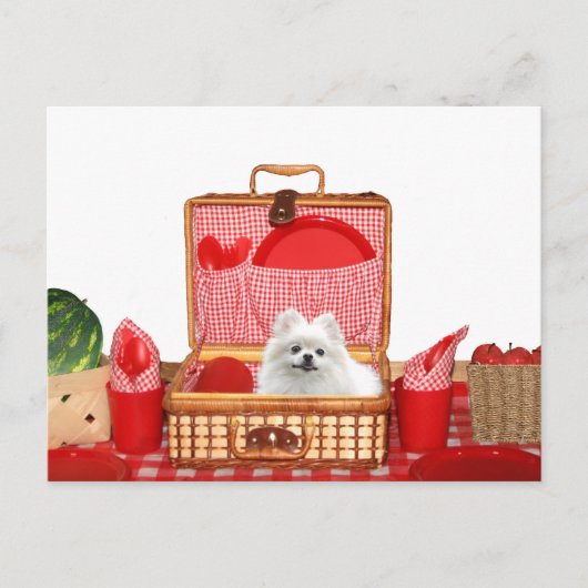 Laten we lunchen briefkaart (Voorkant)