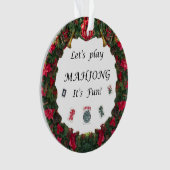 Laten we MahJong afspelen.. het is flauw. Ornament (voorkant)
