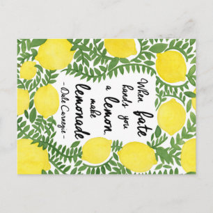Laten we Make Lemonade maken Briefkaart