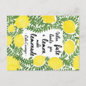 Laten we Make Lemonade maken Briefkaart (Voorkant)