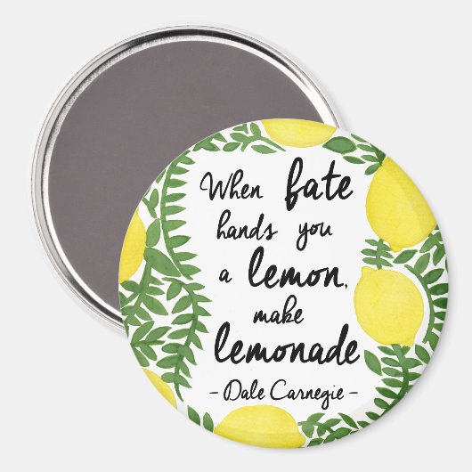 Laten we Make Lemonade maken Magneet (Voorkant / Achterkant)