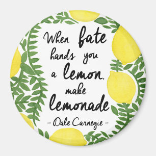 Laten we Make Lemonade maken Magneet