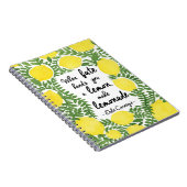 Laten we Make Lemonade maken Notitieboek (Rechterzijde)