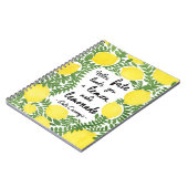 Laten we Make Lemonade maken Notitieboek (Linkerzijde)