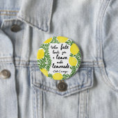 Laten we Make Lemonade maken Ronde Button 7,6 Cm (In situ)