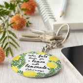 Laten we Make Lemonade maken Sleutelhanger (Zijkant)