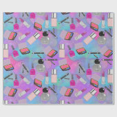 Laten we make-up maken cadeaupapier (Vlak)