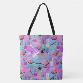 Laten we make-up maken tote bag