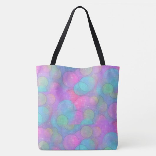 Laten we make-up maken tote bag (Achterkant)