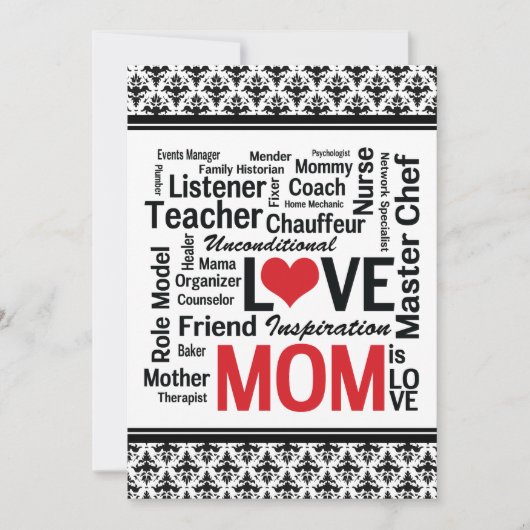 Laten we mama vieren! Moederdag/Mam's verjaardag Kaart (Voorkant)