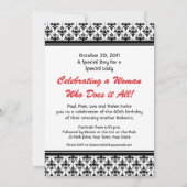 Laten we mama vieren! Moederdag/Mam's verjaardag Kaart (Achterkant)