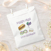 Laten we Mardi Gras Beignet Beads NOLA vieren Bedankzakje (Geknipt)