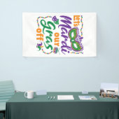Laten we Mardi onze gras afzetten van grappige Mar Spandoek (Beurs)