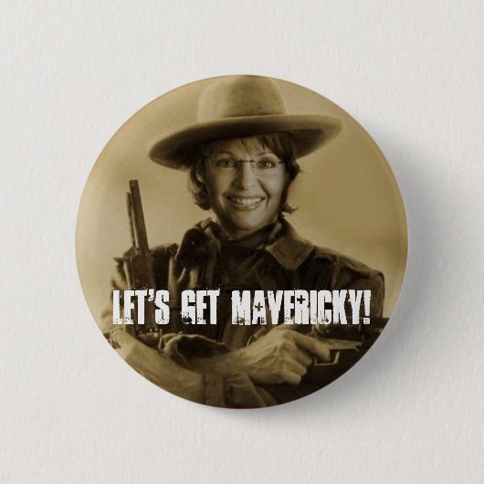 Laten we Mavericky halen! Ronde Button 5,7 Cm (Voorkant)