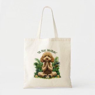 laten we Mediteren Tote Bag