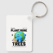 Laten we meer bomen Planten Sleutelhanger (Achterkant)