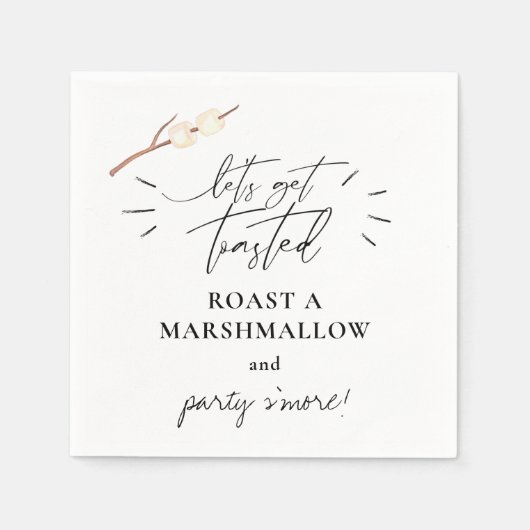 Laten we meer Marshmallow krijgen Servet (Voorkant)