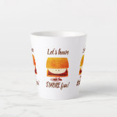 Laten we meer vlinderende Cartoon hebben Latte Mok (Voorkant)