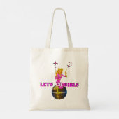 Laten we meiden gaan! Disco Cowgirl Bachelorette s Tote Bag (Achterkant)