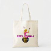 Laten we meiden gaan! Disco Cowgirl Bachelorette s Tote Bag (Voorkant)