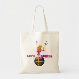 Laten we meiden gaan! Disco Cowgirl Bachelorette s Tote Bag