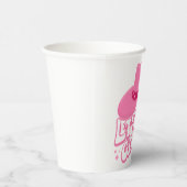 Laten we meiden gaan, meisjes reizen, Retro grafis Papieren Bekers (Rechts)