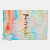 Laten we Mermaids Kitchen Towel zijn Theedoek (Horizontaal)