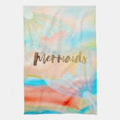 Laten we Mermaids Kitchen Towel zijn Theedoek (Verticaal)