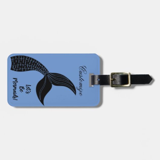 Laten we Mermaids Thunder_Cove zijn Bagagelabel (Voorkant horizontaal)