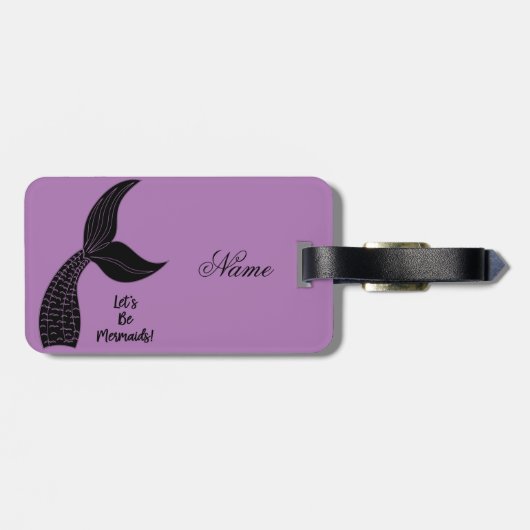 Laten we Mermaids Thunder_Cove zijn Bagagelabel (Achterkant horizontaal)