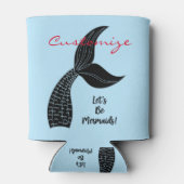 Laten we Mermaids Thunder_Cove zijn Blikjeskoeler (Achterkant)