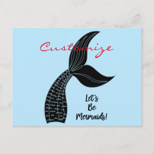 Laten we Mermaids Thunder_Cove zijn Briefkaart