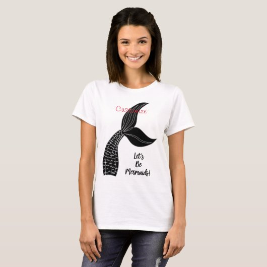 Laten we Mermaids Thunder_Cove zijn T-shirt (Voorkant volledig)