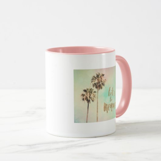 Laten we Mermaids zijn met ananas Mok (Voorkant rechts)