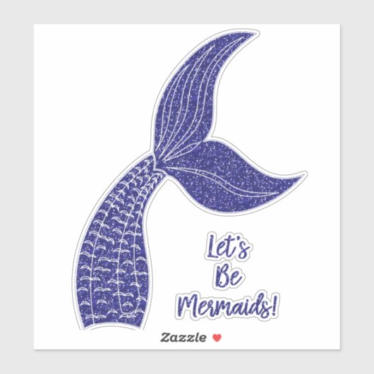 Laten we Mermaids zijn Sticker (Vel)