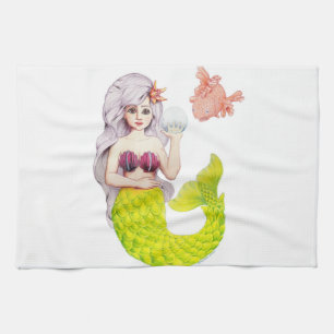 Laten we Mermaids zijn! Theedoek