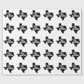 Laten we Mess met Texas Black Cadeaupapier (Vlak)