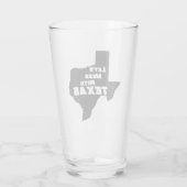 Laten we Mess met Texas Black Glas (Achterkant)