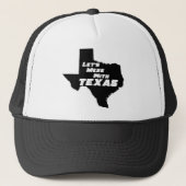 Laten we Mess met Texas Black Trucker Pet (Voorkant)