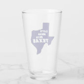 Laten we Mess met Texas Blue Glas (Achterkant)