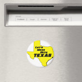 Laten we Mess met Texas Yellow Magneet (Insitu (Vaatwasser))