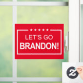 Laten we met Brandon Funny Kerstmis spelen Raamsticker (Huis)