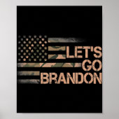 Laten we met Brandon gaan Brandon Camouflage Ameri Poster (Voorkant)