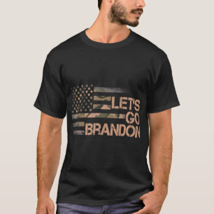Laten we met Brandon gaan Brandon Camouflage Ameri T-shirt