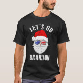 Laten we met Brandon Kerstfeest prettige kerst mak T-shirt (Voorkant)