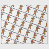 Laten we met Brandon kerstfeestdag gaan Cadeaupapier (Vlak)