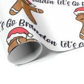 Laten we met Brandon kerstfeestdag gaan Cadeaupapier (Rol Hoek)