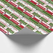 Laten we met Brandon Kerstmis gaan Cadeaupapier (Hoek)